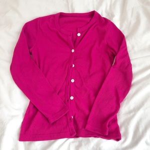 Pink Button up top
